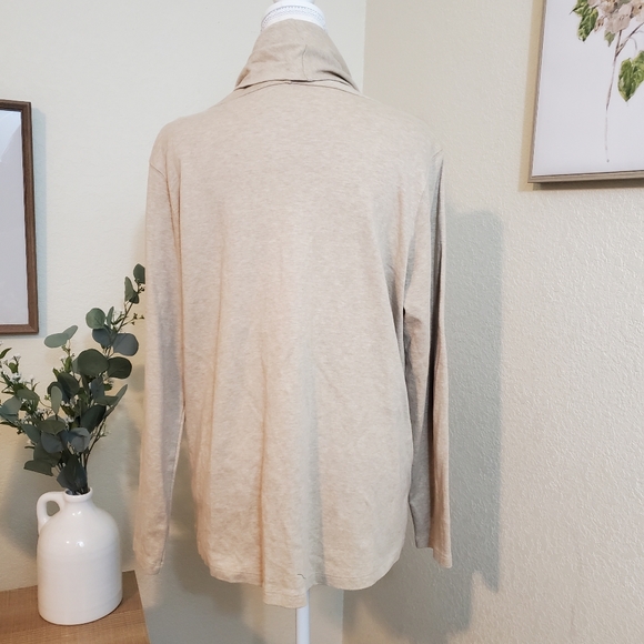 L.L.Bean 100% cotton cowl neck tunic top! Size XL. - Picture 4 of 8